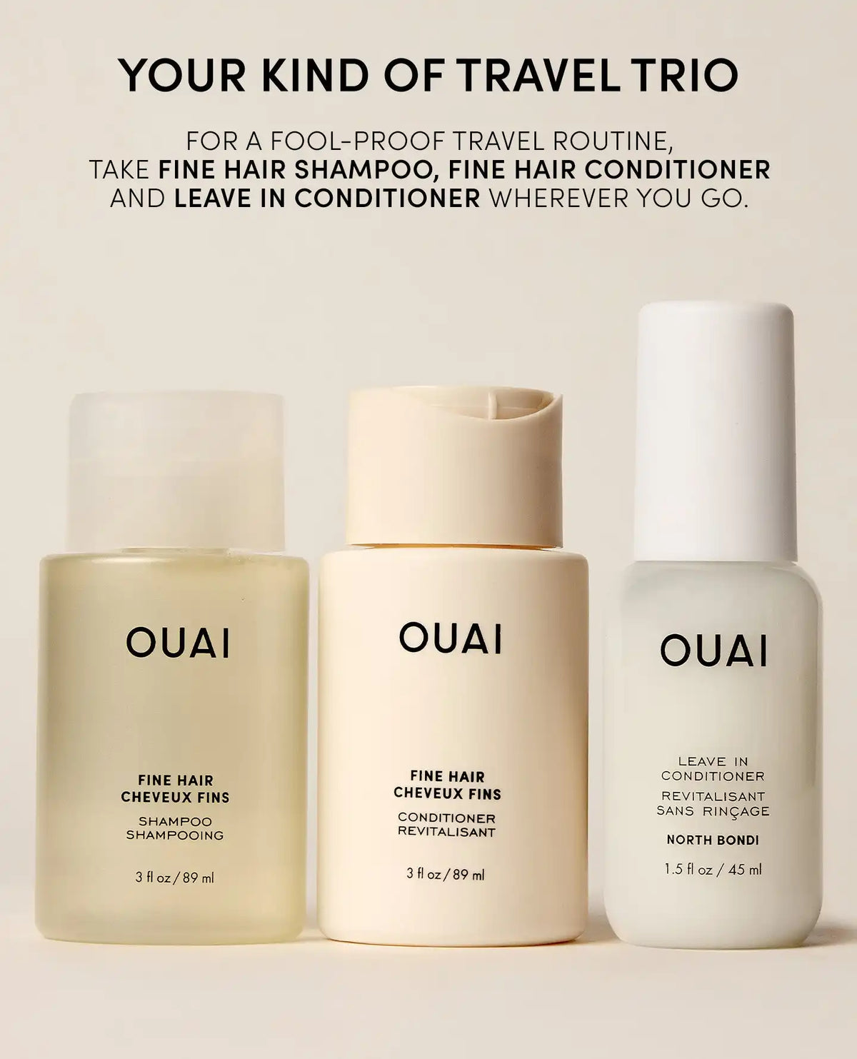 Fine Hair Travel Set